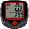 Bicycle Speedometer with 14 Functions, Bicycle Computer with Speedometer, Waterproof,