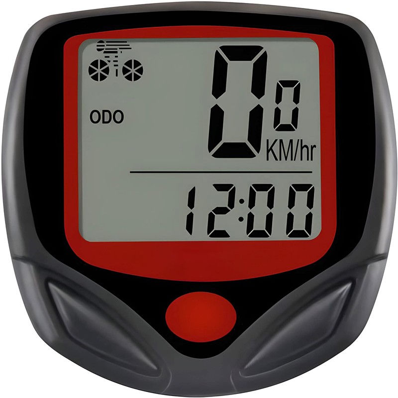 Bicycle Speedometer with 14 Functions, Bicycle Computer with Speedometer, Waterproof,