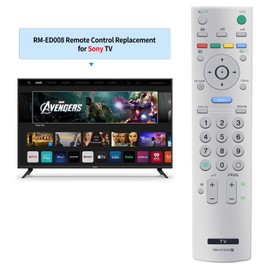 TCNOUMT Replacement RM-ED008 Remote Control for Sony Bravia LCD LED TV KDL-20G2000 KDL-26U2000 KDL-32P2530 KDL-32S2510 KDL-32S2530 KDL-32V2500 KDL-40U2520 KDL-40V290 0 KKDL-4 6T3500 KDL-46V2500