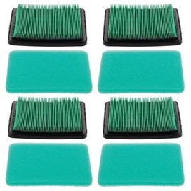 Set of 4. 17211-ZE8-000 Air Filter Combo – Rectangular Element with Foam Pre-Filter – 5-1/4" × 4-1/2" × 3/4" Fits Honda GC135, GC160, GCV135, GCV160, GCV190, GX100, GXV57 Engines.