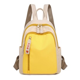 PORRASSO Backpack Girls Daypack School Bag Teenager Backpacks Women's Lightweight Nylon School Backpack for College Travel Daily Use, yellow, Rucksack