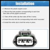 Hihaha 4pcs Ignition Coil Connectors Plug Wiring Harness Pigtail 3