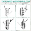 PATIKIL Swivel Towel Hooks Foldable Towel Hook Clothes Hooks Hanger