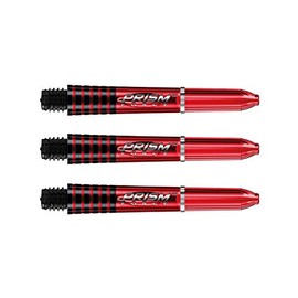 WINMAU Prism Force Red Short Polycarbonate Dart Stems - 1 Set per Pack (3 Shafts Total)