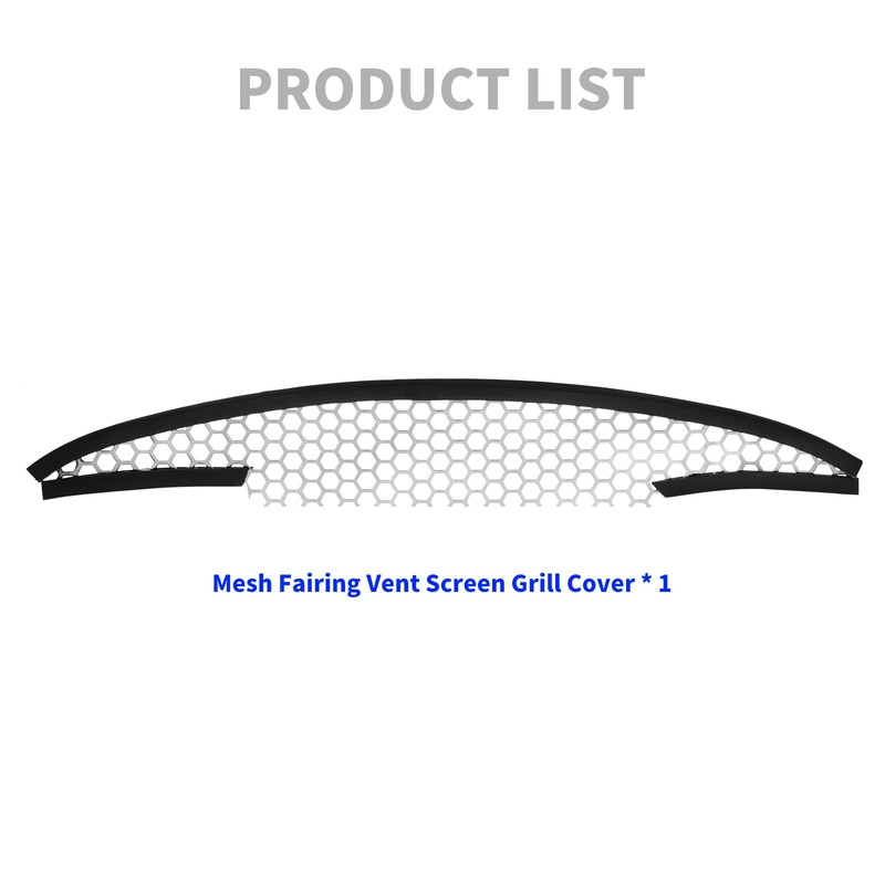 Fairing Mesh Vent Grille Screen Cover Top Side Fit for