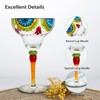 YY Hand Painted Margarita Glass - Moroccan Collection - Hand