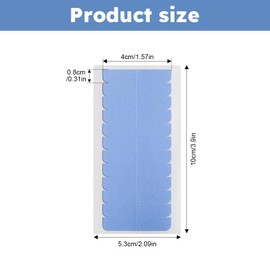 Kryslanix 120pcs Hair Extension Tape,Double Sided Extension Tapes Adhesive Wig Tape,Tape in Extension Replacement Tape, Professional Extensions Tape for Hair Extensions