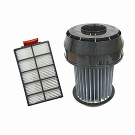 HEPA Filter Set Suitable for Bosch Roxx´x Series BGS6 ... & Siemens VSX6 ... - Alternative 00649841, 649841, 00570324, 570324 Microsafe®