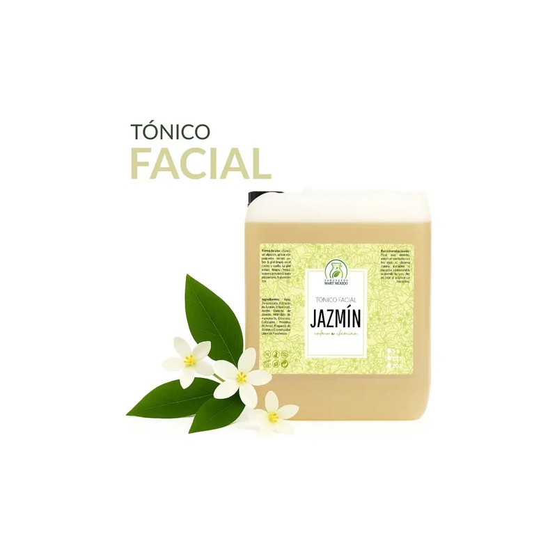Tónico Facial Hidratante de Jazmín para Piel Normal – 10