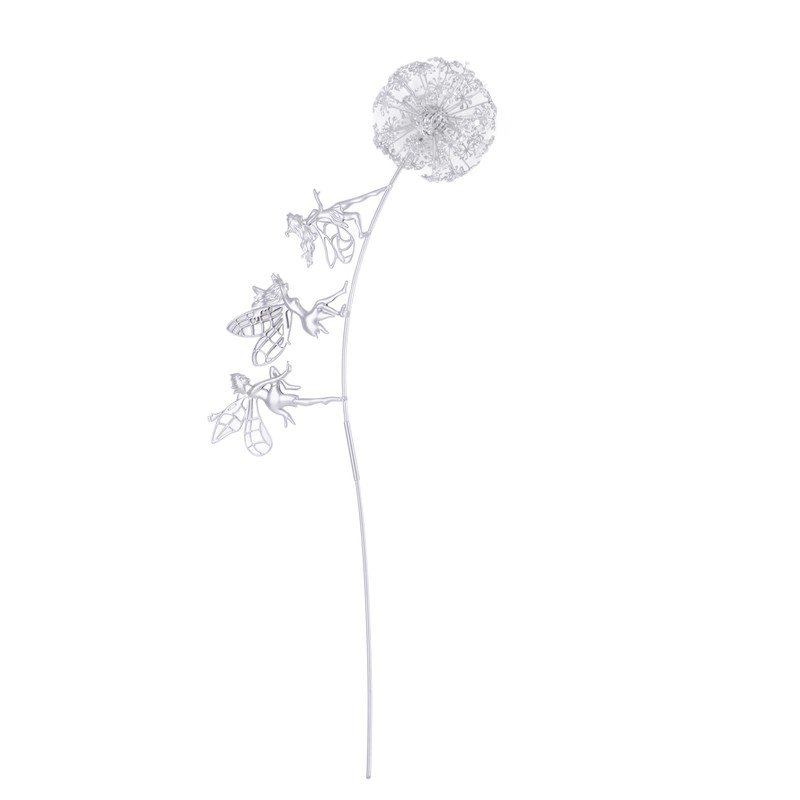 Walking Fairy Flower Statue Garden Fairy Flower Decorative Stake Patio