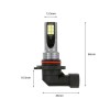 AJHGFOW 9145 9140 H10 LED Fog Light Bulbs Super Bright