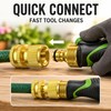 3/4-Inch Brass Garden Hose Quick Connect Fitting Set