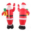 Inflatable Christmas Old Man Model with Gift Bag in Hand