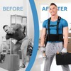 Lower Back Brace with Suspenders,Back Support Belt for Men &