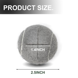 4 PCS Precut Walker Tennis Balls, Walkers Legs Universal Precut Glide Balls,Heavy Duty Long Lasting Felt Pad Glide Coverings for Furniture Legs and Floor Protection