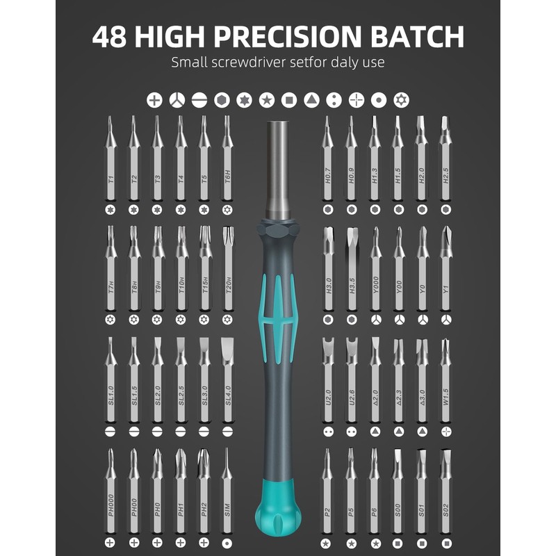 Banshu 49 in 1 Small Screwdriver Set, Multi Bit Precision