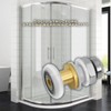 8Pcs Shower Door Rollers Sliding Wheels Pully Parts Fixing Replacement