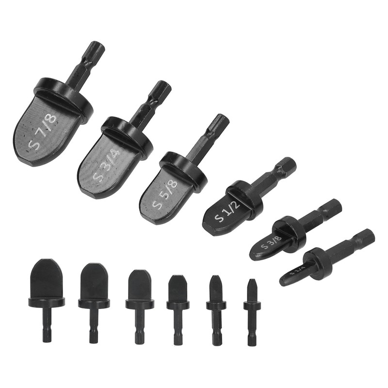 6Pcs Swaging Tool Drill Bit Set Convenient Practical Wide Application