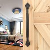 Eumtenr Sliding Rustic Barn Door Handles, 12 Inch Heavy Duty