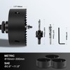6.1" 丨155mm Hole Saws with Heavy Duty Arbor HSS Bi-Metal