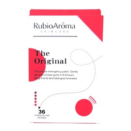 RubioAroma - Hydrocolloid Acne Pimple Patch for Covering Zits and Blemishes, Spot Stickers for Face and Skin, Vegan-friendly and Not Tested on Animals (36 Count)