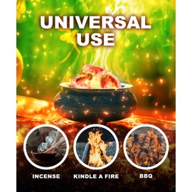 Sunlight® Charcoal Tablets for Incense – Quick Light Coal Tablets – Charcoal Disks – 40 mm Coal Rolls – Coal Briquettes – Slow Burn - Instant Lighting [100]