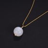 COAI Gemstone Ball Pendant, Moonstone, Moonstone