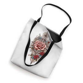 Rose Compass Inspired Blissful Tee Collection. Tote Bag