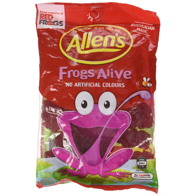 Allens Frogs Alive Jellies 190g