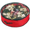 Ram® Premium Luxury Red Christmas Xmas Wreath Storage Bag Decoration