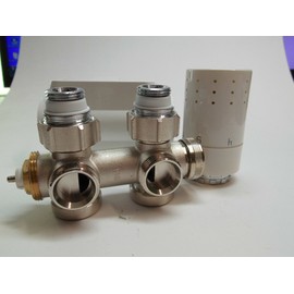 Simplex Variodesign kit for towel radiator and designer radiator (white) F12060