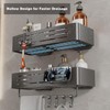 Voldra Shower Caddy Suction Cup, 2 Pack Shower Shelves for