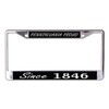 Pennsylvania Proud Since 1787 Chrome License Plate Frame