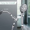 WHZeffect Handheld Shower Heads with ON OFF Switch,Extra Long 79-inch