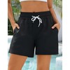 YGDSX Women's 3''/5''/7'' Swim Board Shorts Quick Dry Beach Shorts