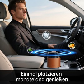 MUNFREE MUNFREE Car Aromatherapy Lufterfrischer Auto, Solide Aromatherapie Diffusor, Fragrance Anti Odour, Aromatherapy Durable Long Lasting Balm fr Schlafzimmer, B?der, Bros und Reisen, Aroma-Ocean