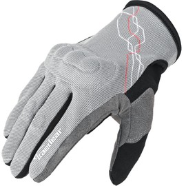 Kaedear KDR-MX-GL8 Motorcycle Gloves, Mesh, Spring and Summer, Protector, Motorcycle Gloves, Smartphone, Touch Control, Breathable, Gray