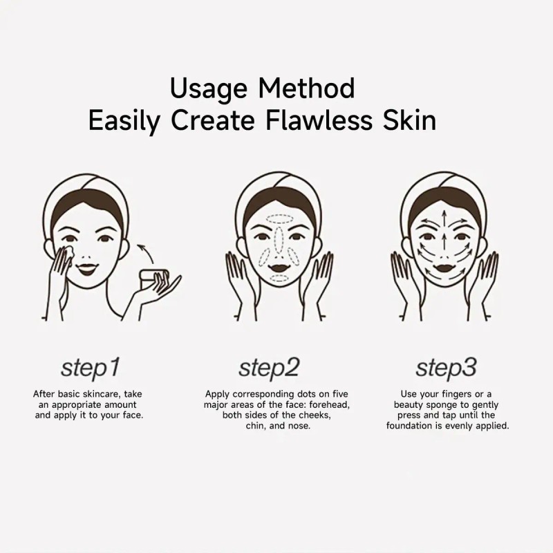 Qfmbase De Maquillaje, Crema Hidratante Y Correctora 4 En