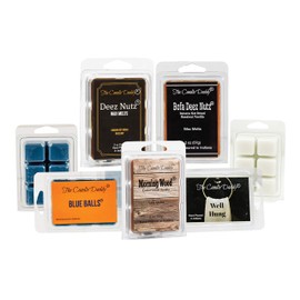 Daddy's Greatest Hits Vol. 1" Combo Set of Five of Our Favorite Scented Wax Melt 30 Cubes - Deez Nutz, Bofa Deez Nuts, Blue Balls, Morning Wood and Well Hung Perfect Funny Gag Gift for Him Her BFF