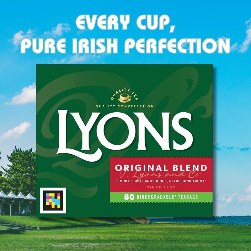 Lyons Original Blend Irish Tea Bags Smooth Taste and Unique