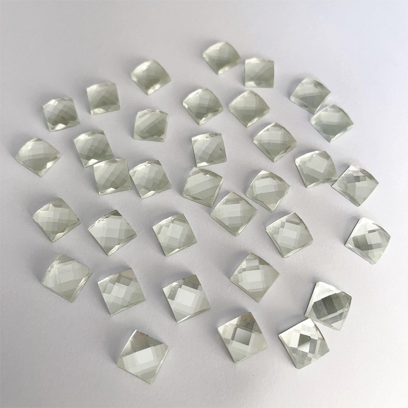 NUO RUI 100 Pcs Mirror Mosaic Tiles, Mini Square Mirrors