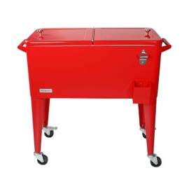 Pearington PEAR-80QT-35883 Outdoor Cooler, Red