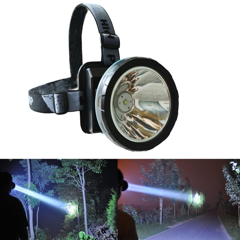 ODEAR Bright Headlamp Rechargeable LED Torch for Mining,Camping, Hiking, Fishing