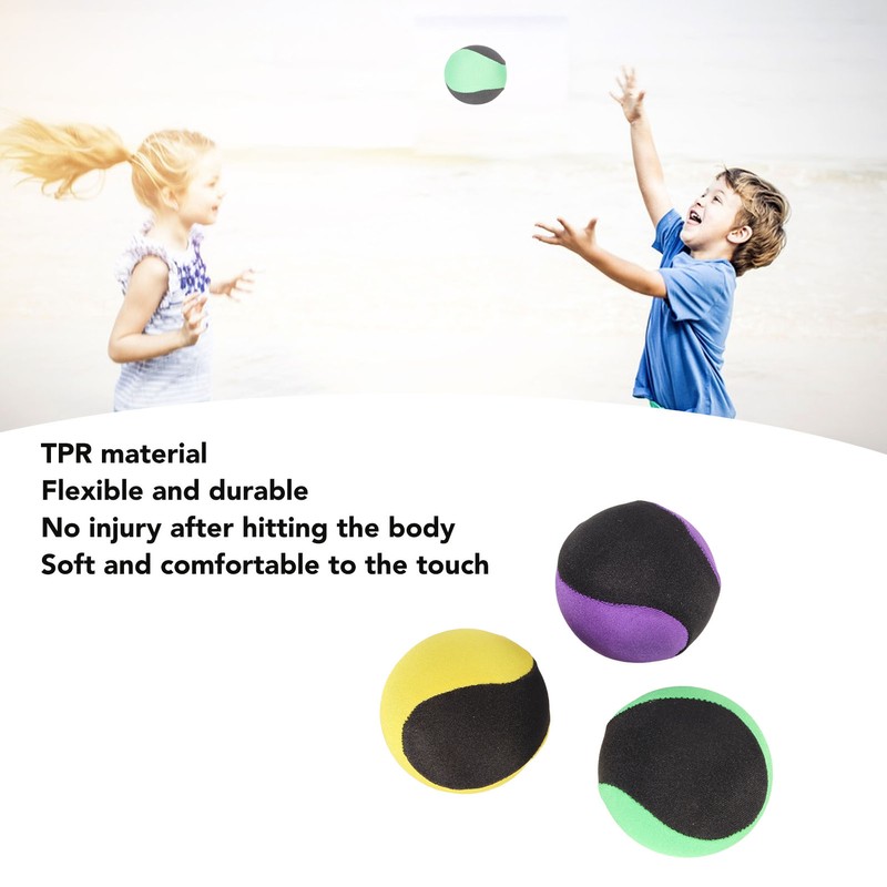 3pcs Water Jumping Ball Stress Relief Flexible Soft Water Bouncing