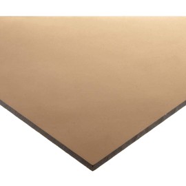 1/4" (6mm) Light Tinted Bronze 24"x12" Translucent Acrylic Plexiglass 0.220" Thick #2412 Sheet AZM