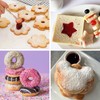 ALLTOP Round Cookie Cutter Set – 4 Different Sizes of