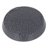 Small Tea Tray Complex Pattern Round Alloy Decorative Tea Serving
