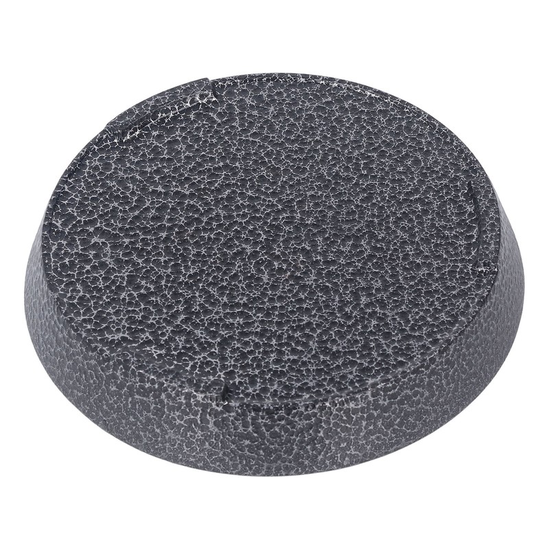 Small Tea Tray Complex Pattern Round Alloy Decorative Tea Serving