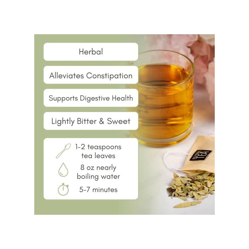 Organic Senna Leaf Loose Leaf Tea - 1oz Bag (Approx.