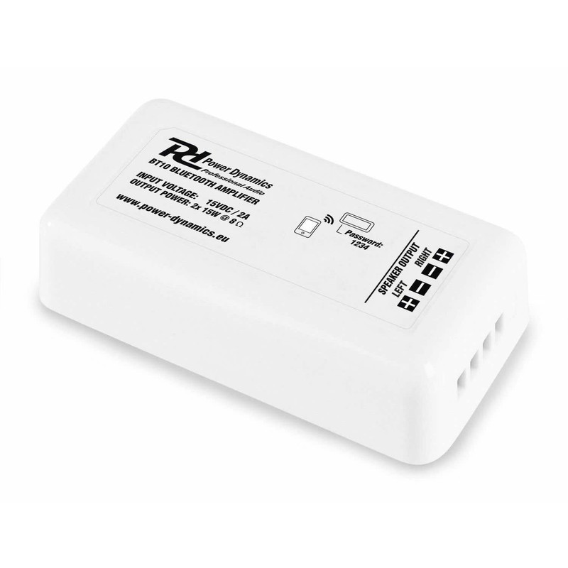 Power Dynamics BT10 Bluetooth Built-In Amplifier - 2 x 15